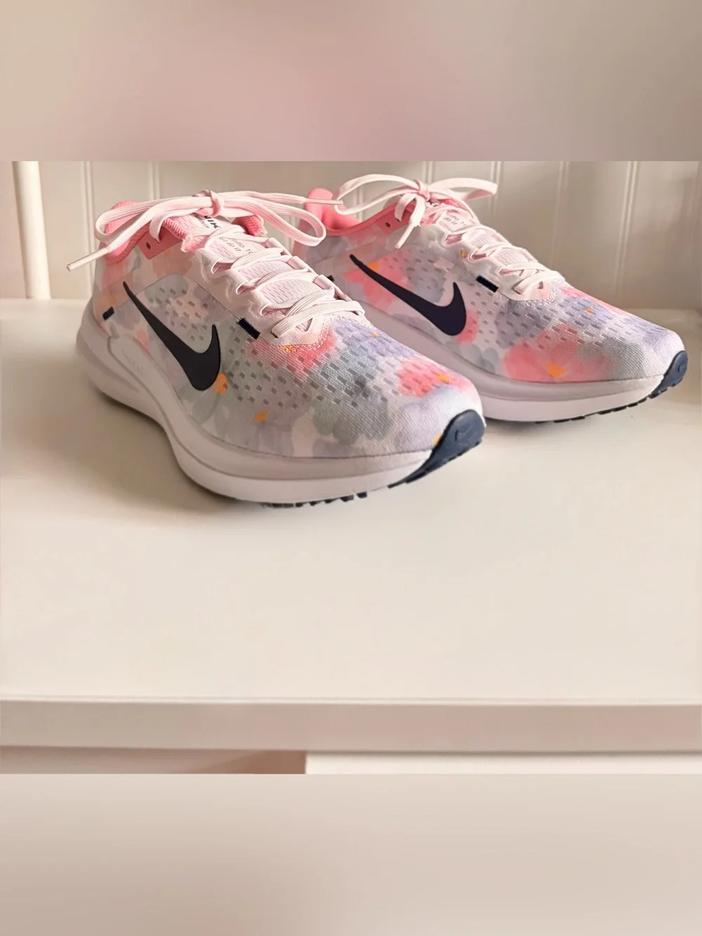 Nike Women's Floral Print Trainers - Cotton Candy 🍭🍬🍭